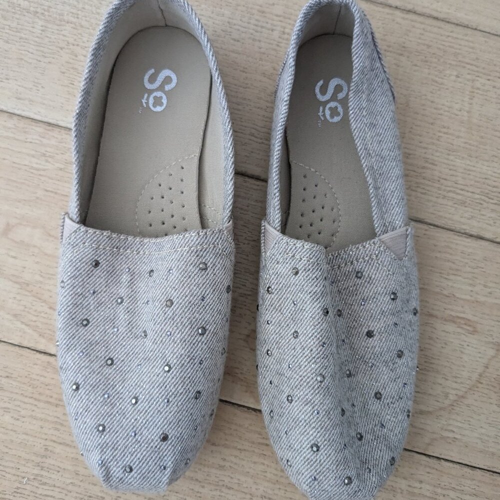 SO Casual Fabric Slip-Ons